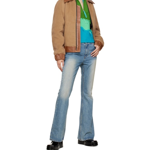 NWT Anderson Bell Beige Brushed Bomber - Picture 6 of 6